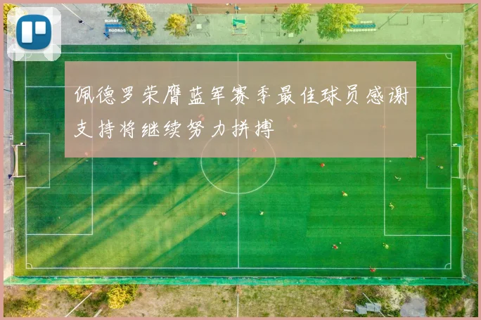 佩德罗荣膺蓝军赛季最佳球员感谢支持将继续努力拼搏